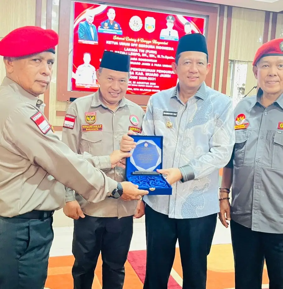 GERSUMA Muaro Jambi Resmi Dilantik, Bupati BBS Dorong Kolaborasi Pembangunan Daerah