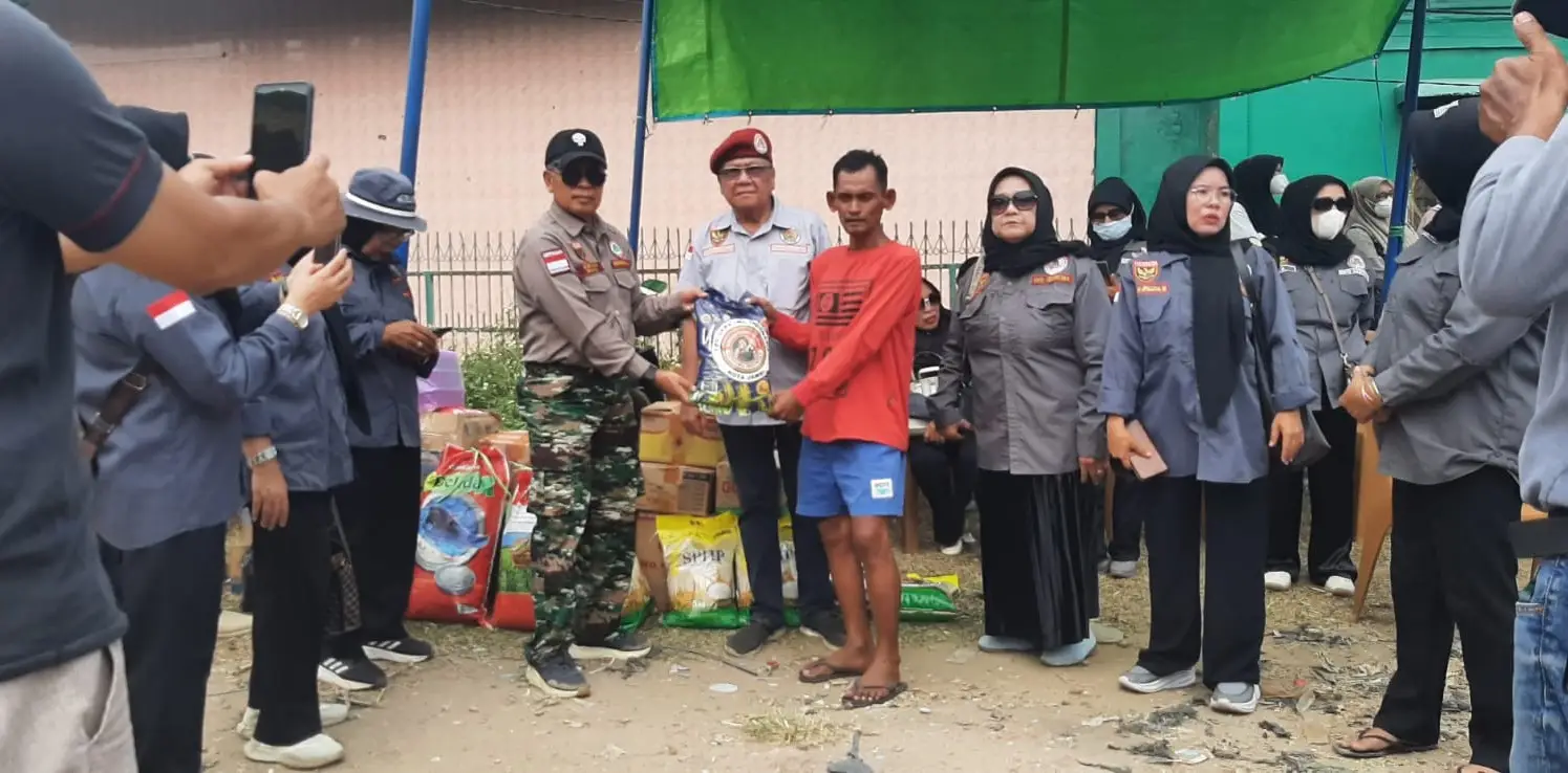 Gersuma Salurkan Bantuan Korban Kebakaran Jambi